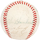 1961 New York Yankees Team Signed Autographed Official AL Baseball With 26 Signatures Including Yogi Berra Beckett BAS #AC56445