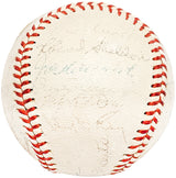 1961 New York Yankees Team Signed Autographed Official AL Baseball With 26 Signatures Including Yogi Berra Beckett BAS #AC56445