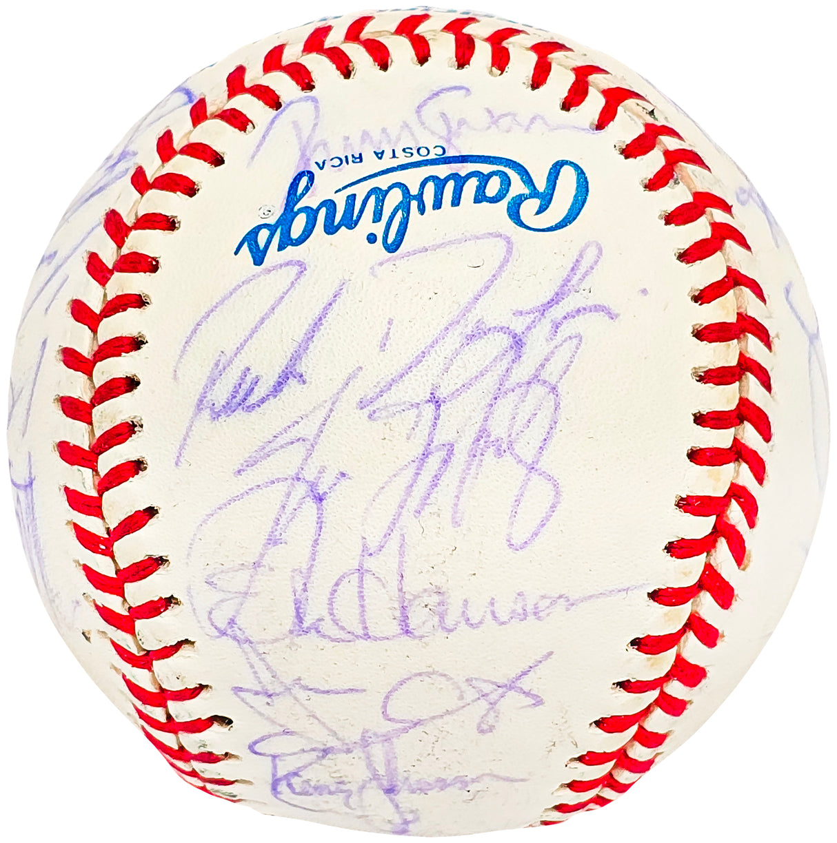 1992 Seattle Mariners Team Signed Autographed Official AL Baseball With 25 Signatures Including Ken Griffey Jr. SKU #218493