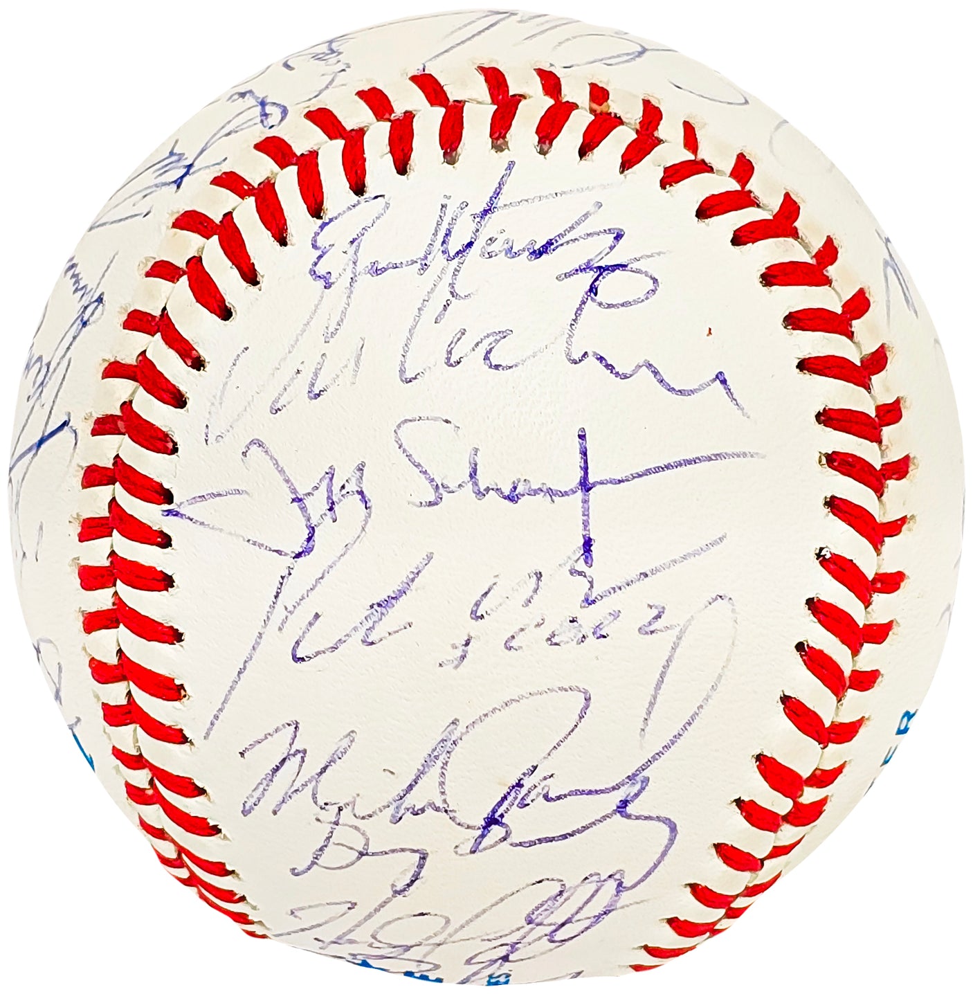 1991 Seattle Mariners Team Signed Autographed Official AL Baseball With 31 Signatures SKU #218495