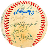 1987 Seattle Mariners Team Signed Autographed Official AL Baseball With 19 Signatures SKU #218497