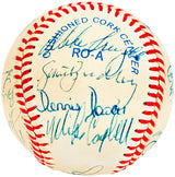 1987 Seattle Mariners Team Signed Autographed Official AL Baseball With 19 Signatures SKU #218497