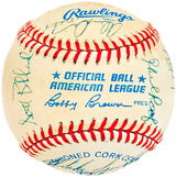 1987 Seattle Mariners Team Signed Autographed Official AL Baseball With 19 Signatures SKU #218497