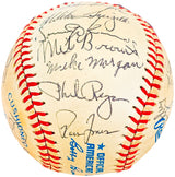 1986 Seattle Mariners Team Signed Autographed Official AL Baseball With 23 Signatures SKU #218500