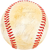 1981 Seattle Mariners Team Signed Autographed Baseball With 23 Signatures SKU #218503