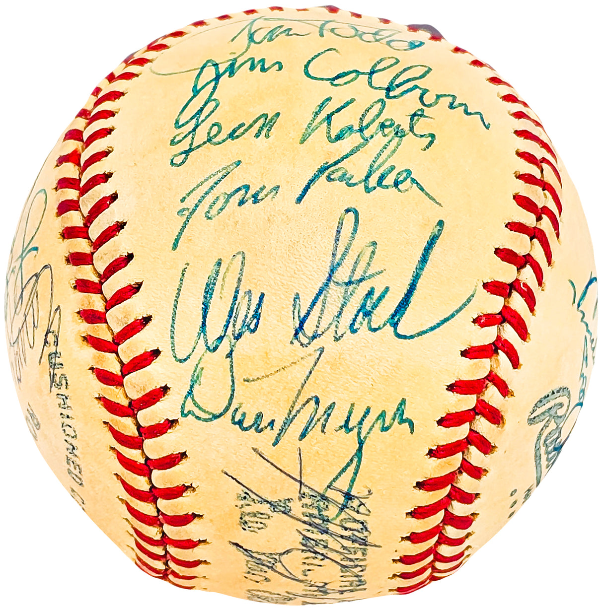 1978 Seattle Mariners Team Signed Autographed Official MacPhail AL Baseball With 25 Signatures SKU #218505