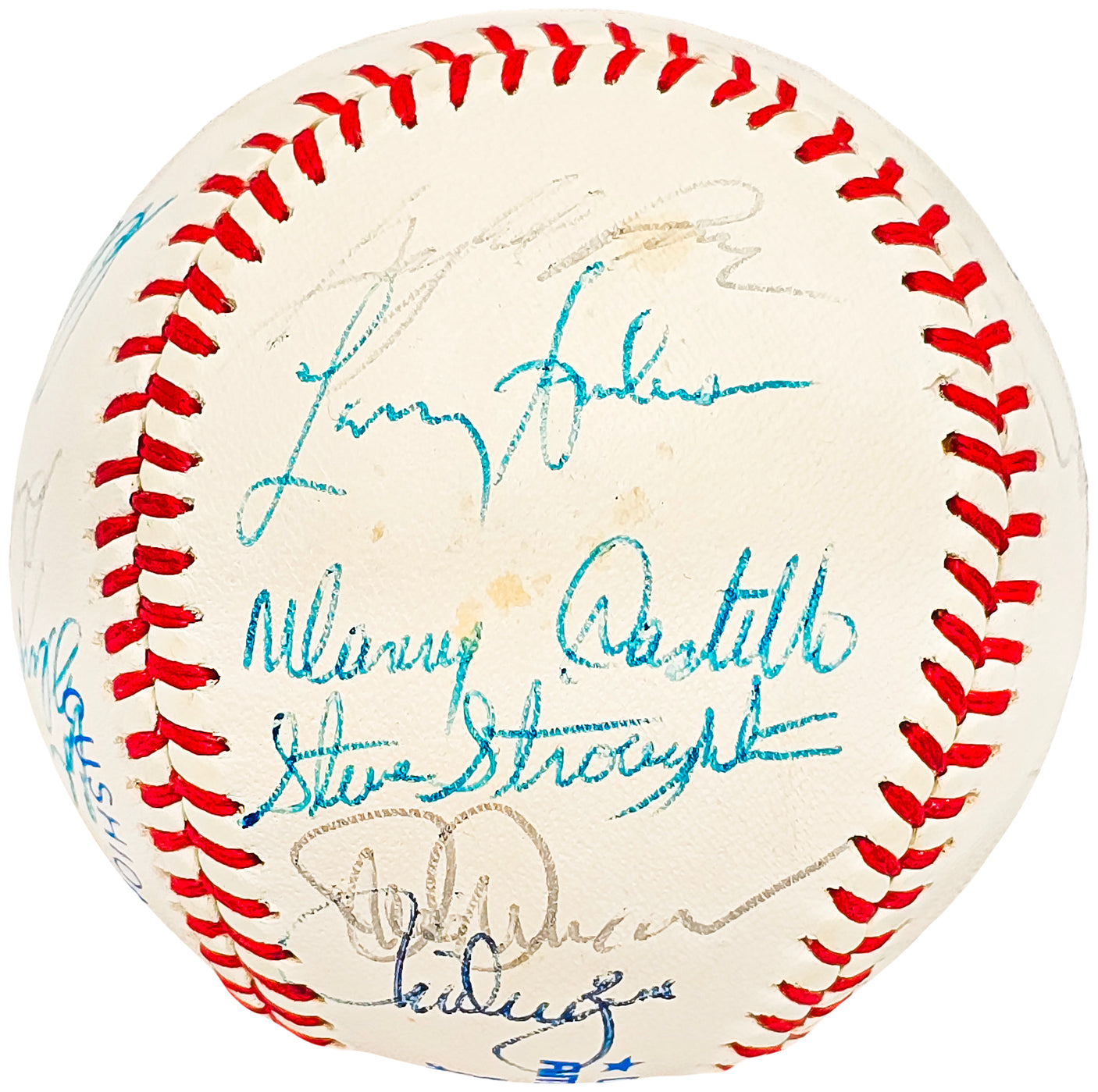 1983 Seattle Mariners Team Signed Autographed Official AL Baseball With 22 Signatures SKU #218508