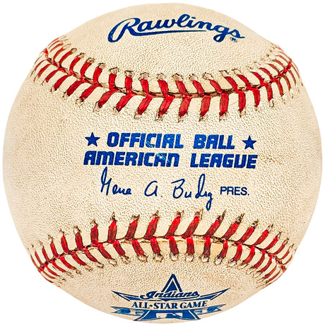 Unsigned 1997 Cleveland Indians All Star Logo Game Used Baseball SKU #218545