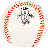Cal Ripken Jr. Autographed Official Ironman Logo AL Baseball Baltimore Orioles #17/21 Steiner & MLB Holo #MR085238