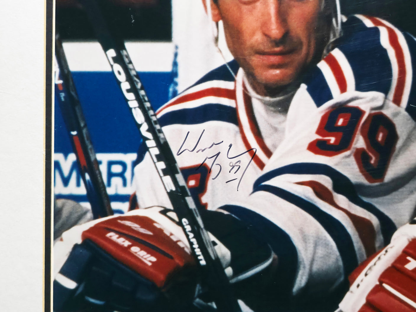 Wayne Gretzky & Mark Messier Autographed Framed 16x20 Photo New York Rangers (Chips) UDA Holo & #421/500 Beckett BAS #AE16669