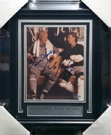 Wayne Gretzky & Gordie Howe Autographed Framed 8x10 Photo Beckett BAS #AC95495