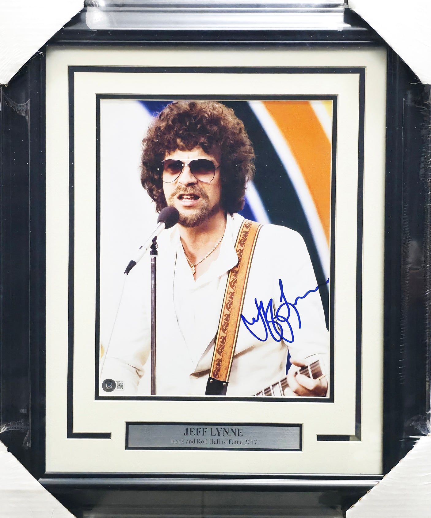 Jeff Lynne Autographed Framed 11x14 Photo Electric Light Orchestra ELO Beckett BAS #AC95456