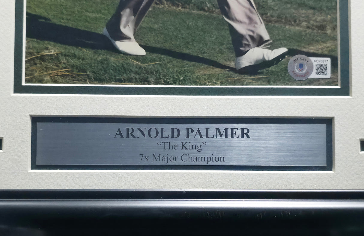Arnold Palmer Autographed Framed 8x10 Photo Beckett BAS #AC95517