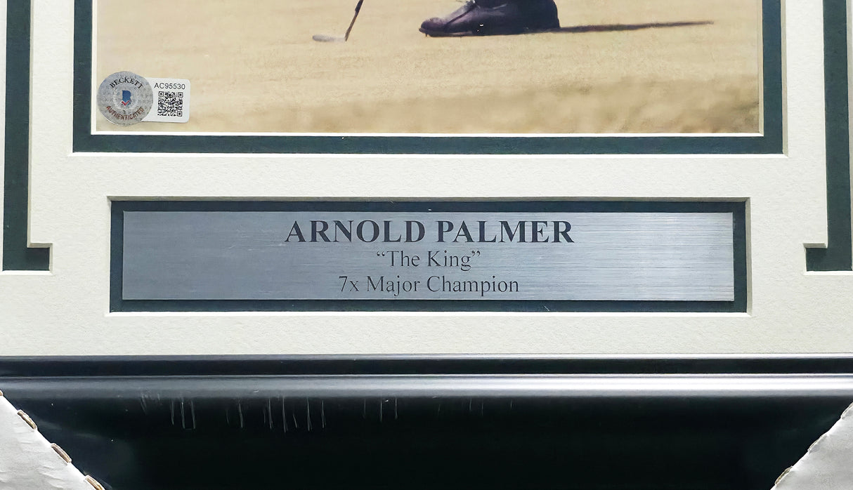 Arnold Palmer Autographed Framed 8x10 Photo Beckett BAS #AC95530