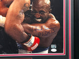 Mike Tyson & Evander Holyfield Autographed Framed 16x20 Photo (Damaged) JSA #WPP551659