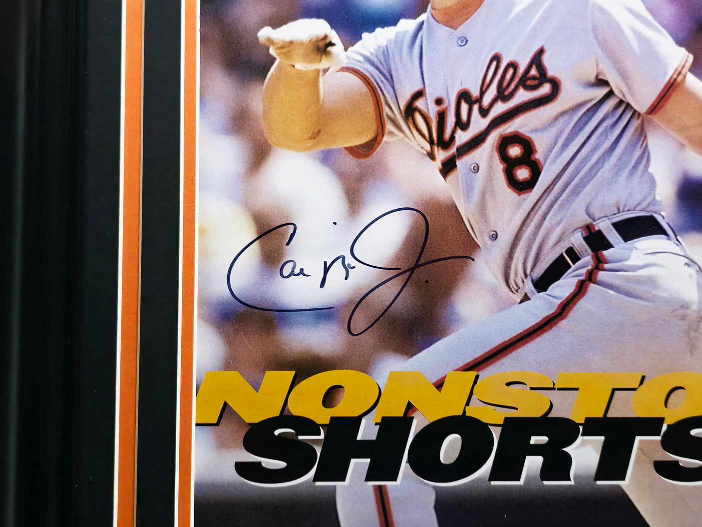 Cal Ripken Jr. Autographed Framed 16x20 Sports Illustrated Cover Photo Baltimore Orioles Steiner Holo SKU #250214