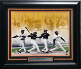 Barry Bonds Autographed Framed 16x20 Photo San Francisco Giants 2001 Single Season Home Run Record PSA/DNA #B73790