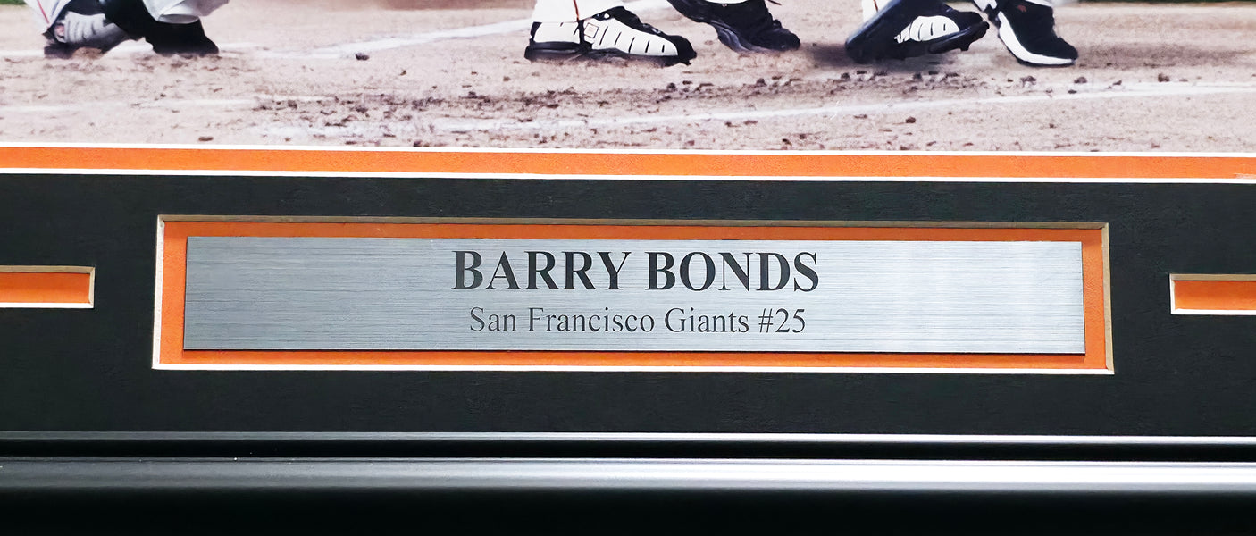 Barry Bonds Autographed Framed 16x20 Photo San Francisco Giants 2001 Single Season Home Run Record PSA/DNA #B73790