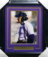 Don James Autographed Framed 11x14 Photo Washington Huskies Beckett BAS QR #AE31843