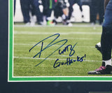 Bobby Wagner Autographed Framed 12x18 Photo Seattle Seahawks "Go Hawks!" MCS Holo #64045