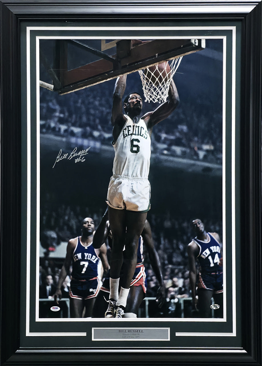 Bill Russell Autographed Framed 20x30 Photo Boston Celtics PSA/DNA #Y66030