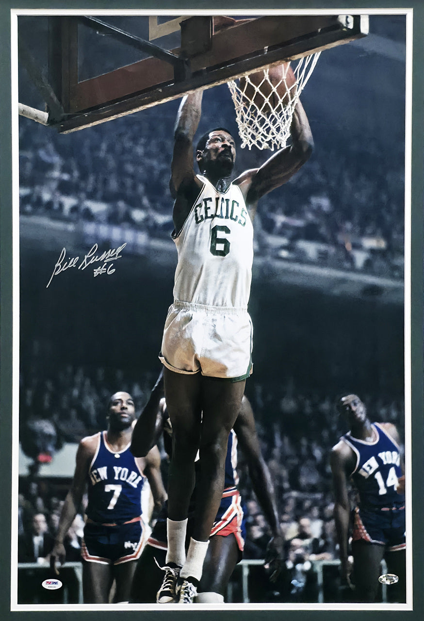 Bill Russell Autographed Framed 20x30 Photo Boston Celtics PSA/DNA #Y66030