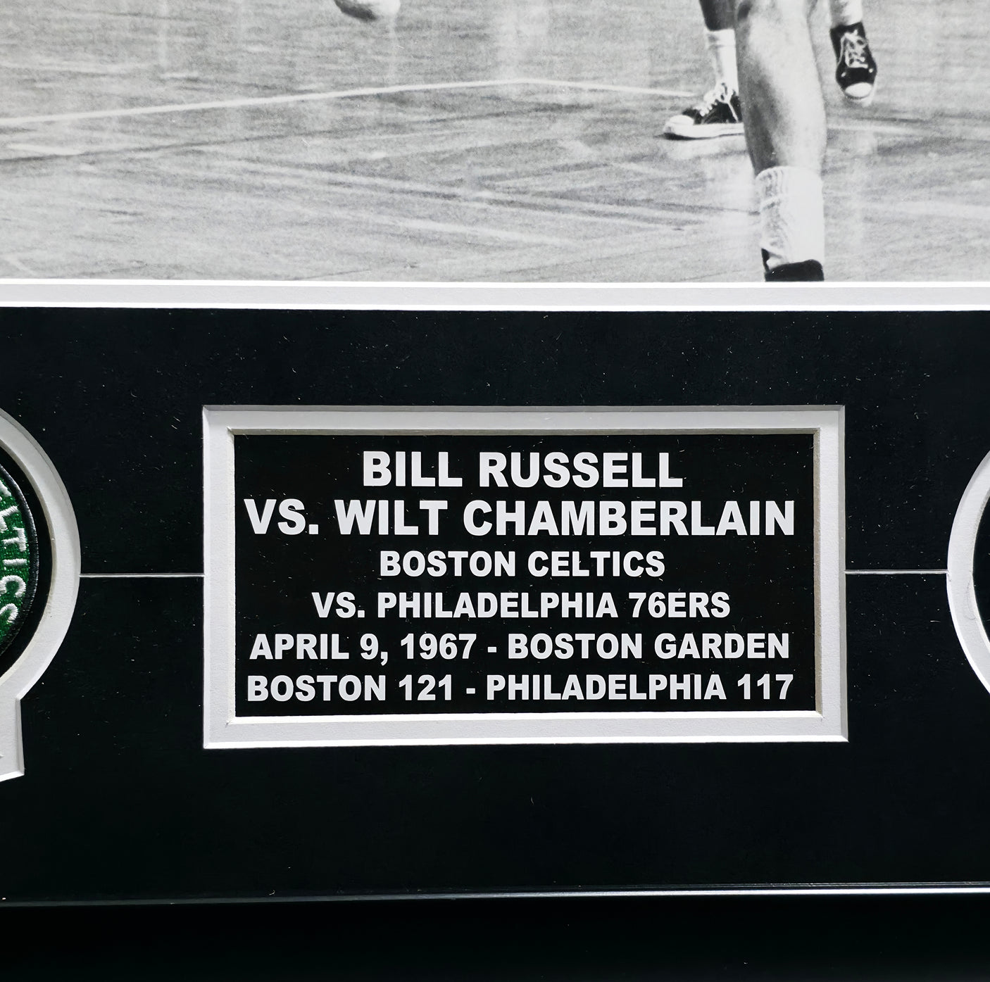 Wilt Chamberlain & Bill Russell Autographed Framed 16x20 Photo Beckett BAS #AE19930