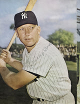 Mickey Mantle & Roger Maris Autographed Framed 11x17 Poster New York Yankees Vintage Signature Beckett BAS #AE31085