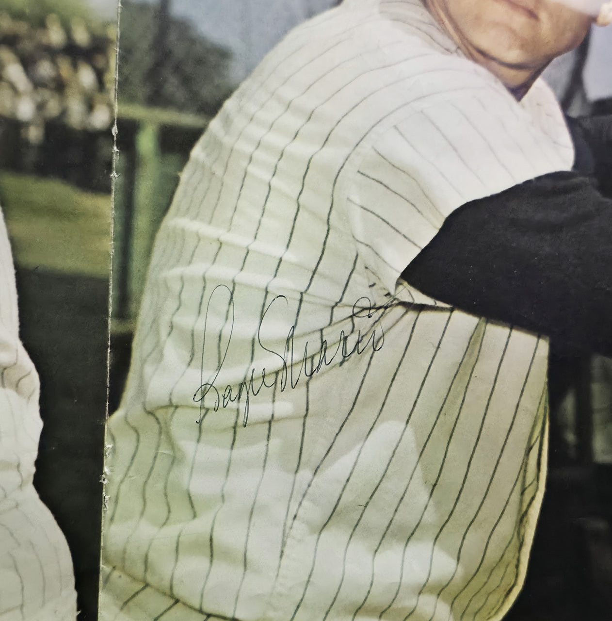 Mickey Mantle & Roger Maris Autographed Framed 11x17 Poster New York Yankees Vintage Signature Beckett BAS #AE31085