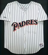 San Diego Padres Tony Gwynn Autographed Framed White Rawlings Jersey Beckett BAS QR #BP55354