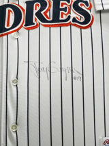 San Diego Padres Tony Gwynn Autographed Framed White Rawlings Jersey Beckett BAS QR #BP55354