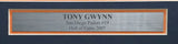 San Diego Padres Tony Gwynn Autographed Framed White Russell Jersey "3141" Beckett BAS QR #BP55357