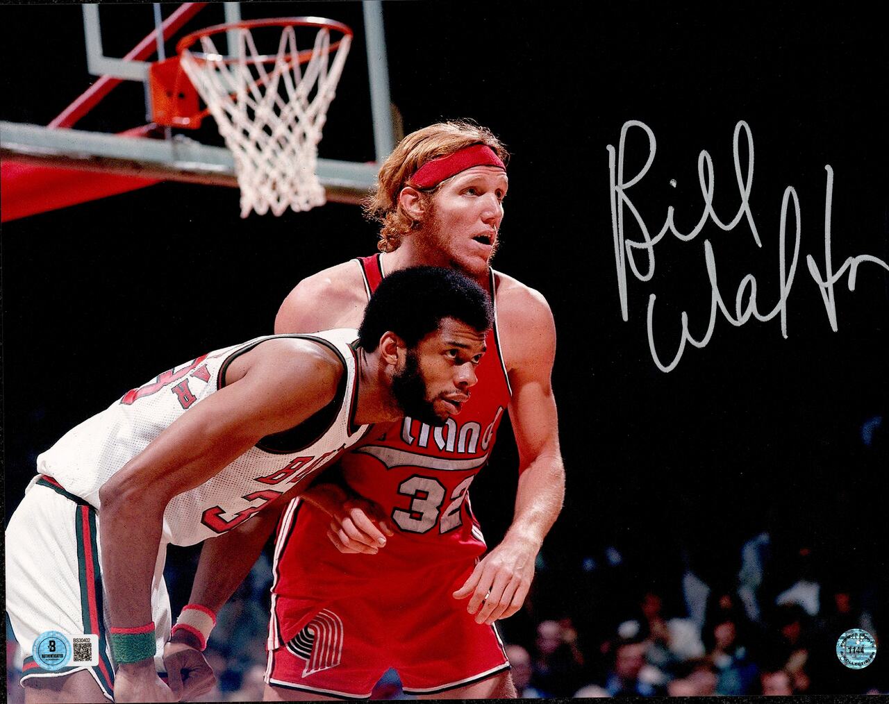 Bill Walton Autographed 11x14 Photo Portland Trail Blazers Beckett BAS QR #BS30402