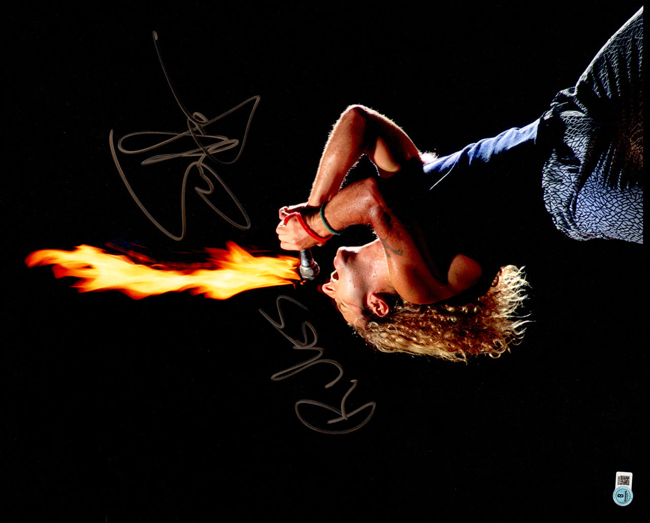 Sammy Hagar Autographed 16x20 Photo "Rules" (Signature Removal) Beckett BAS QR #BS30365