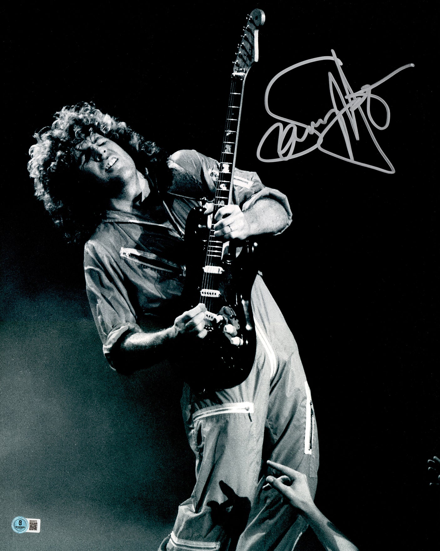 Sammy Hagar Autographed 16x20 Photo Beckett BAS QR #BS30372