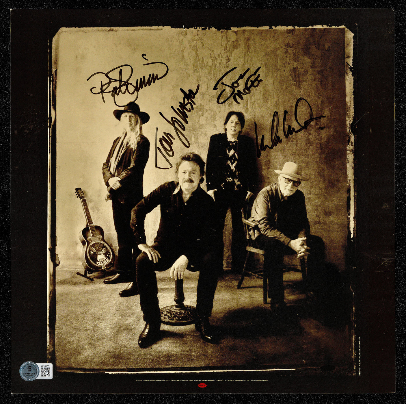 The Doobie Brothers Autographed 12x12 Walk This Road Album Flat Beckett BAS #AE16577