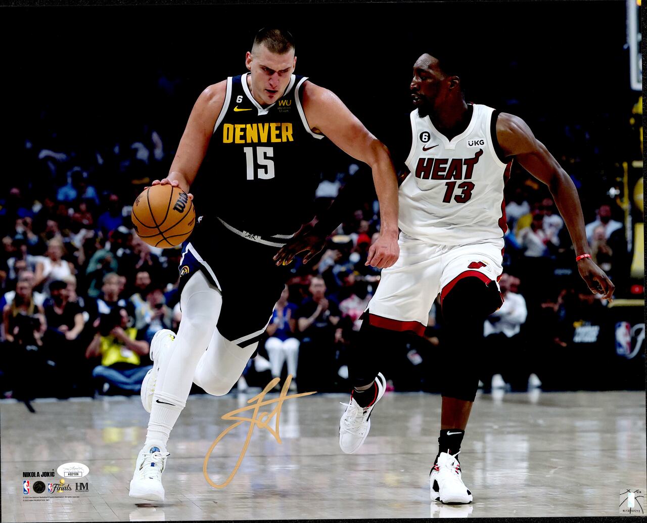 Nikola Jokic Autographed 16x20 Photo Denver Nuggets JSA #AQ21556
