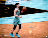LaMelo Ball Autographed 16x20 Photo Charlotte Hornets Beckett BAS #AB93149