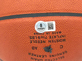 Oscar Robertson Autographed Spalding NBA Leather Game Basketball Milwaukee Bucks Beckett BAS QR #BS30429