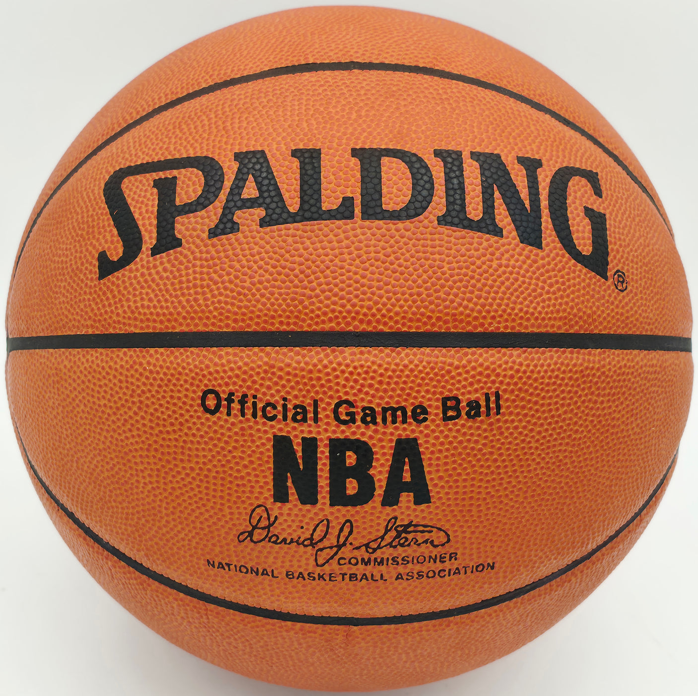 Rick Barry Autographed Spalding NBA Leather Game Basketball Golden State Warriors Beckett BAS QR #BS30420