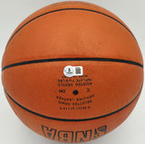 Paul Arizin Autographed Spalding NBA Leather Game Basketball Philadelphia Warriors Beckett BAS QR #BS30421