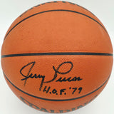 Jerry Lucas Autographed Spalding NBA Leather Game Basketball New York Knicks "HOF 79" Beckett BAS QR #BS30431