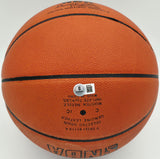 Jerry Lucas Autographed Spalding NBA Leather Game Basketball New York Knicks "HOF 79" Beckett BAS QR #BS30431