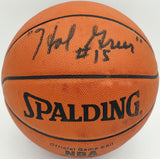 Hal Greer Autographed Spalding NBA Leather Game Basketball Philadelphia 76ers Beckett BAS QR #BS30427