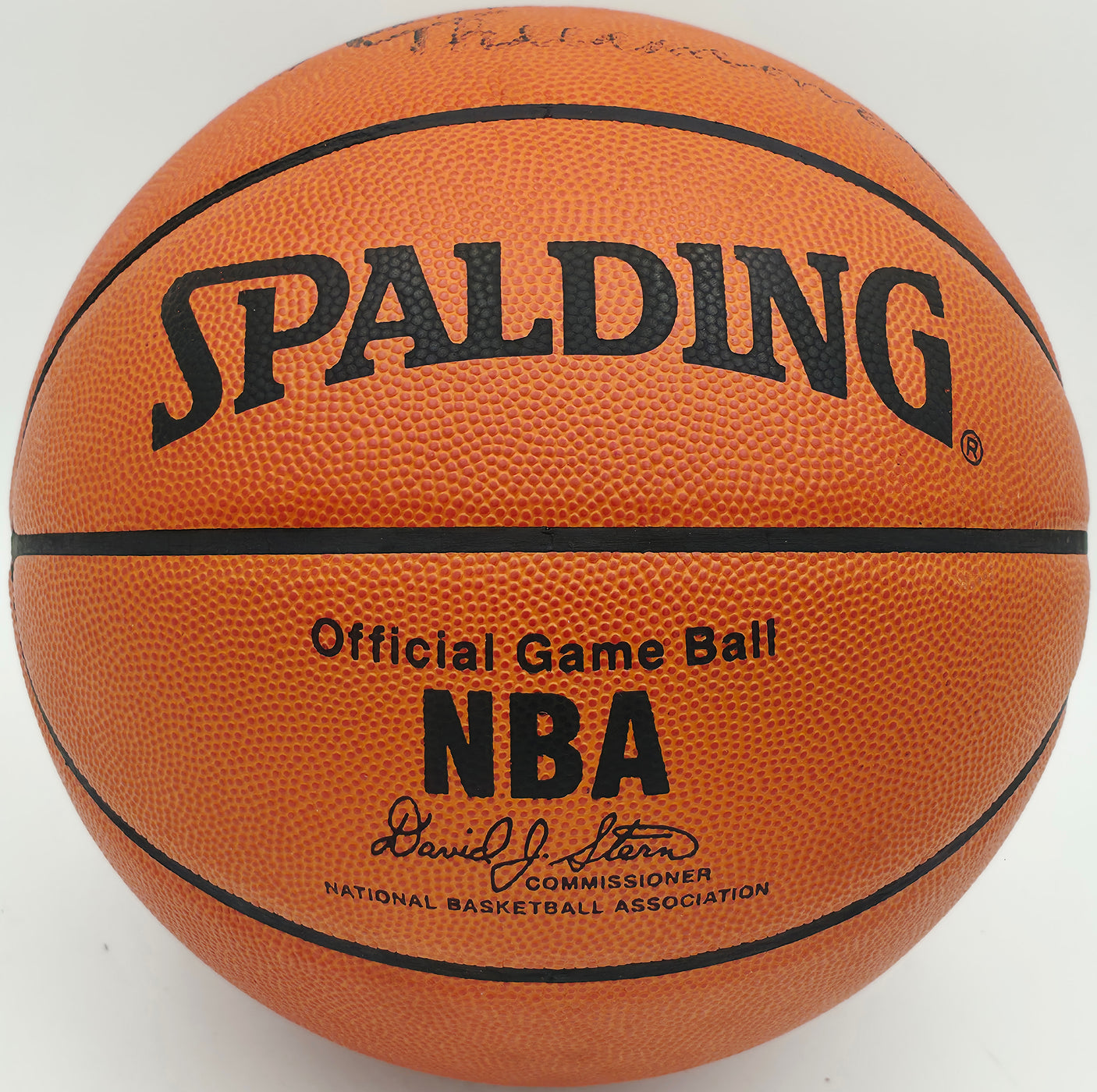 Nate Thurmond Autographed Spalding NBA Leather Game Basketball Golden State Warriors Beckett BAS QR #BS30430