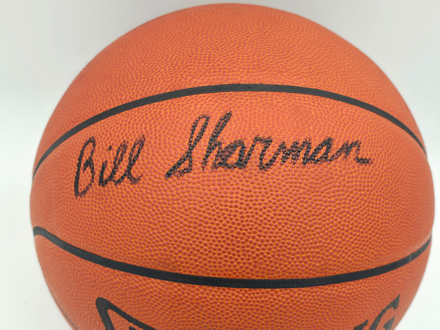 Bill Sharman Autographed Spalding NBA Leather Game Basketball Boston Celtics Beckett BAS QR #BS30432