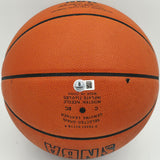 Bill Sharman Autographed Spalding NBA Leather Game Basketball Boston Celtics Beckett BAS QR #BS30432