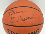 Dave DeBusschere Autographed Spalding NBA Leather Game Basketball New York Knicks Beckett BAS QR #BS30436