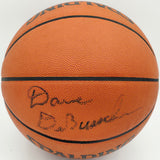 Dave DeBusschere Autographed Spalding NBA Leather Game Basketball New York Knicks Beckett BAS QR #BS30436