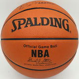Dave DeBusschere Autographed Spalding NBA Leather Game Basketball New York Knicks Beckett BAS QR #BS30436